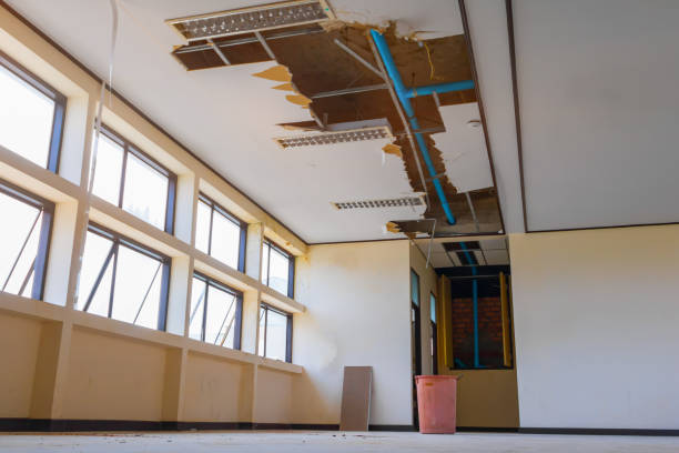 Water damage restoration process in GA